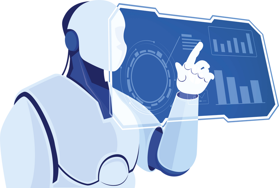 ai robot with vr template
